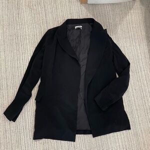 CO Women's Open Front Blazer In Black